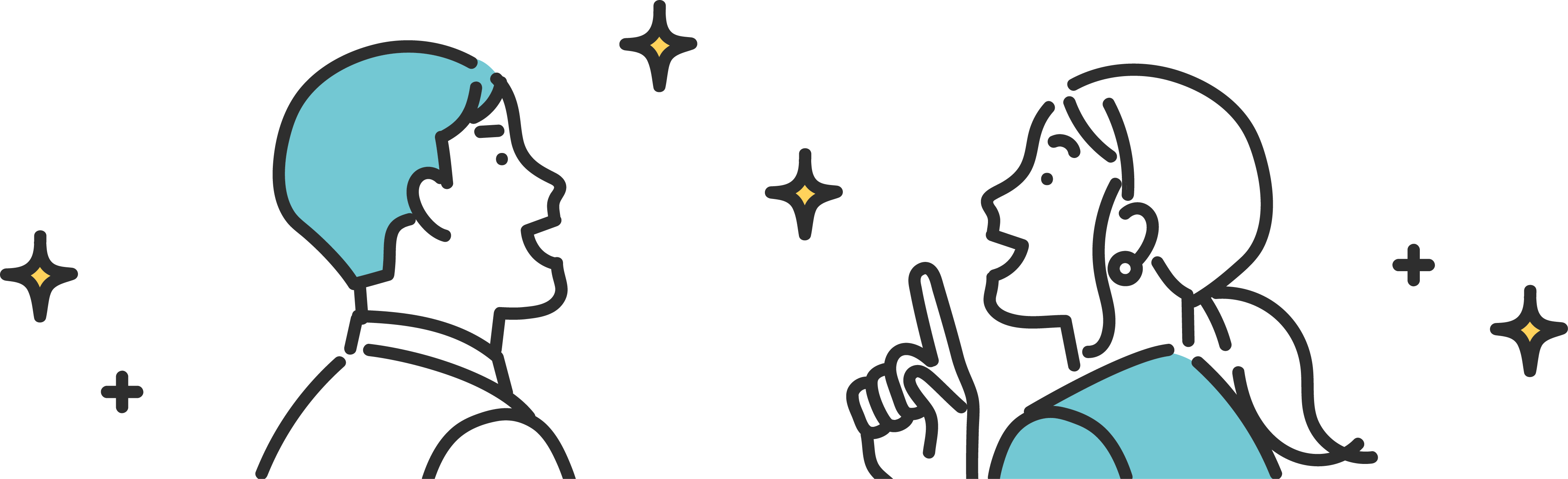 2人の人物